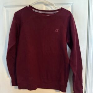 Champions Maroon Crew Neck Sweater